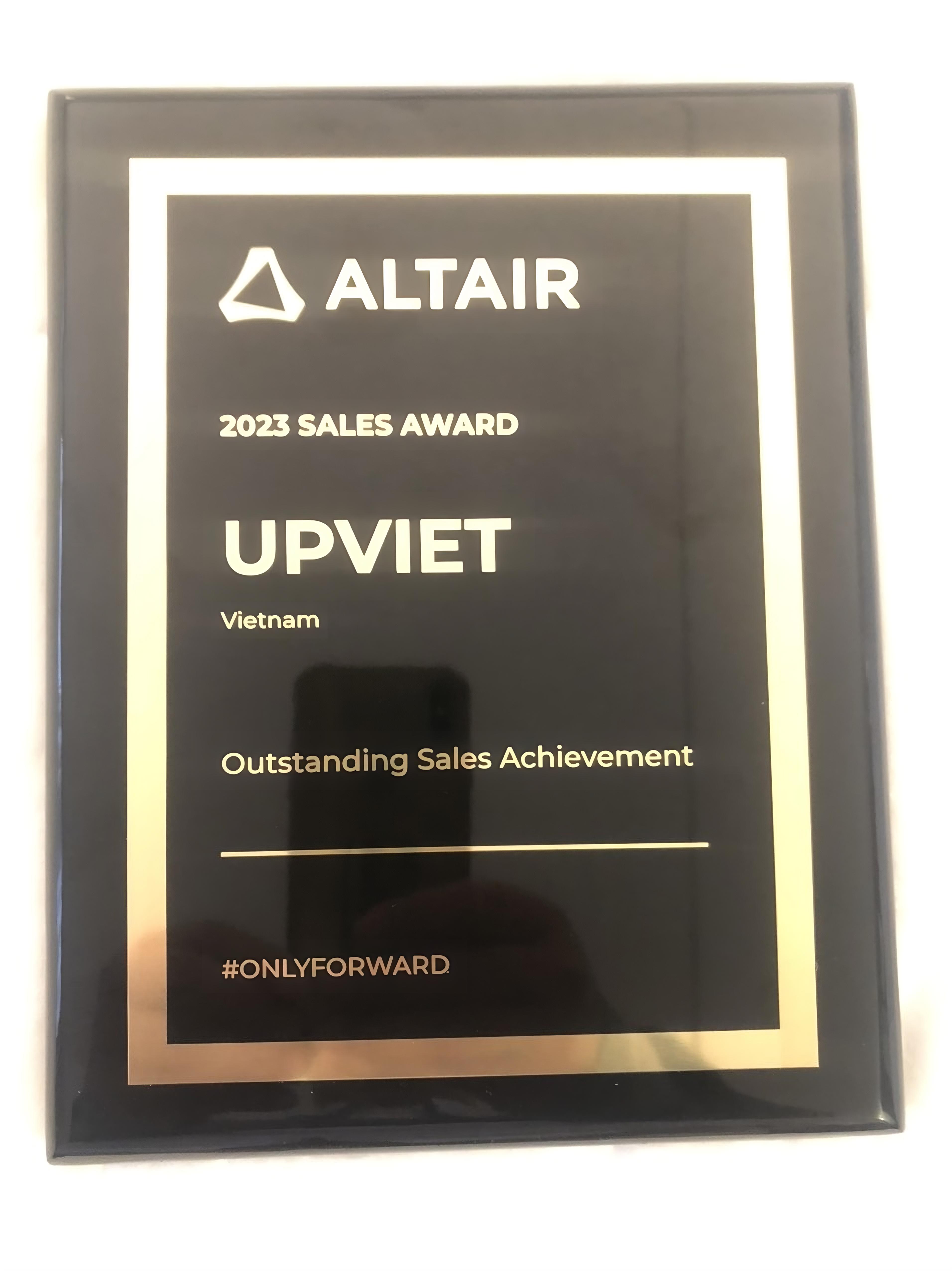 UPVIET x ALTAIR: OUTSTANDING SALES ACHIVEMENT 2023